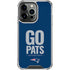 NFL New England Patriots Team Motto iPhone 16 Pro Clear Case
